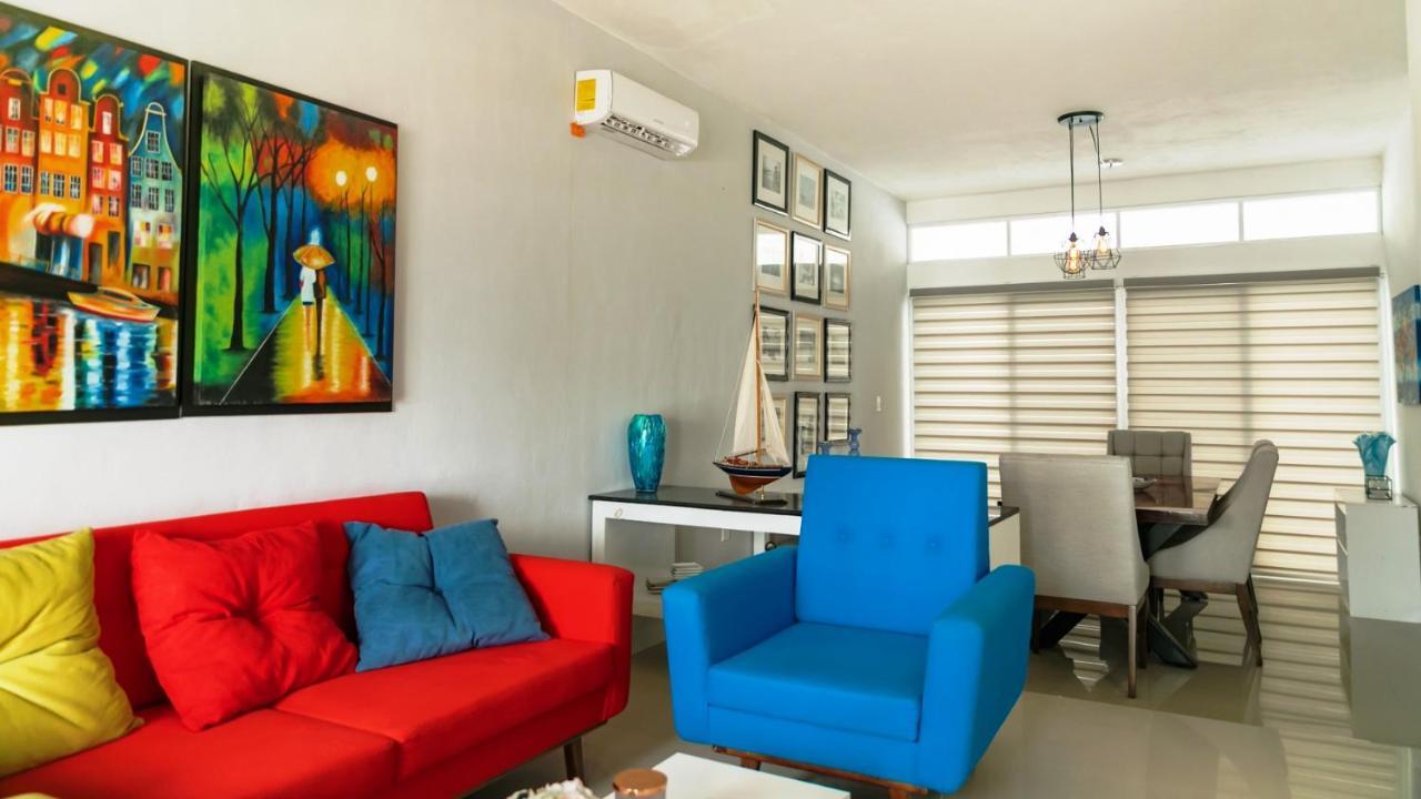 Confortable Casa En Cozumel, Condominio Con Vista Al Mar # 10 Eksteriør billede