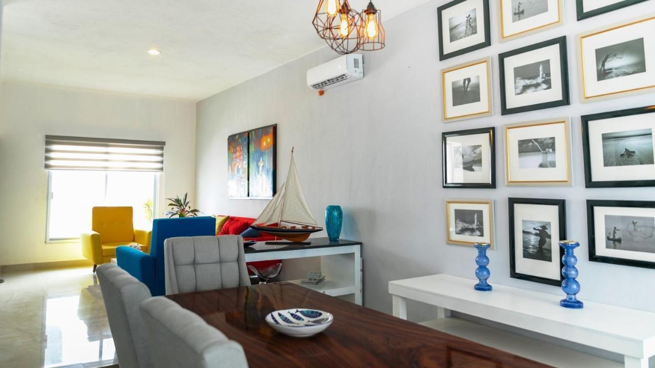 Confortable Casa En Cozumel, Condominio Con Vista Al Mar # 10 Eksteriør billede