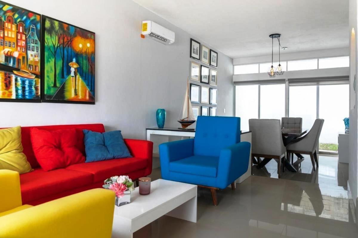 Confortable Casa En Cozumel, Condominio Con Vista Al Mar # 10 Eksteriør billede